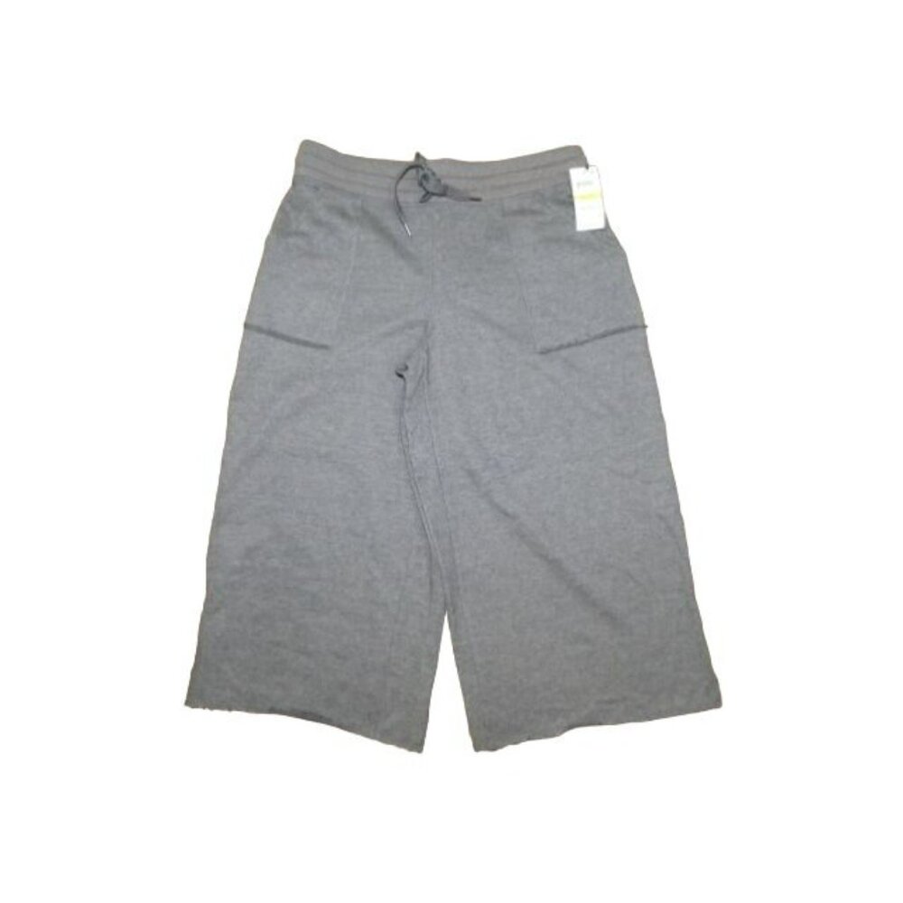 Ideology Size M Medium Knit Wide Leg Crop Rough Seam Pants NWT $49